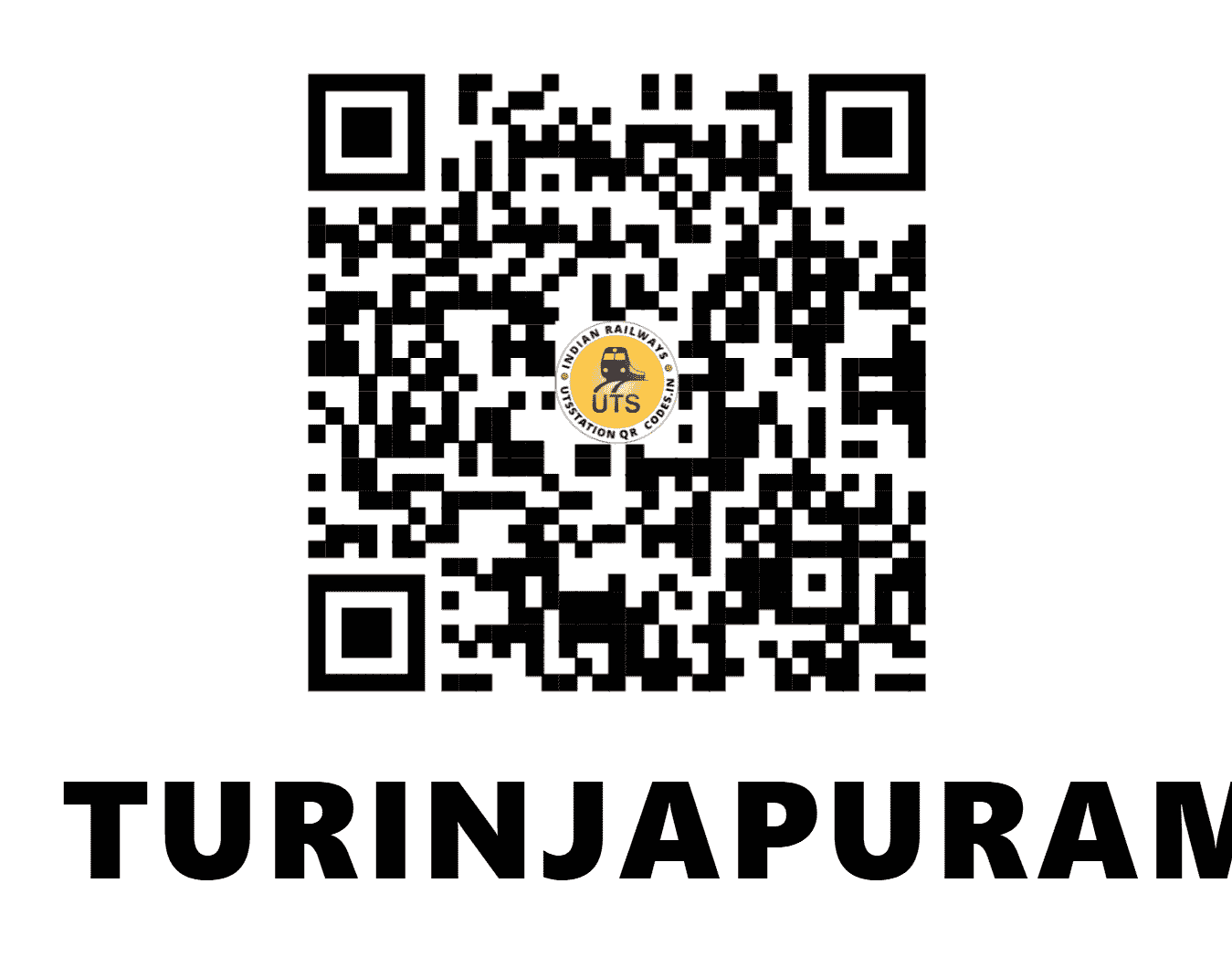UTS QR Code for TURINJAPURAM - TJM (SR - TAMIL NADU)